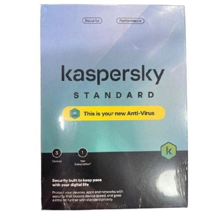 Kaspersky Standard Anti-Virus for 3 Devices - 1 Year Subscription