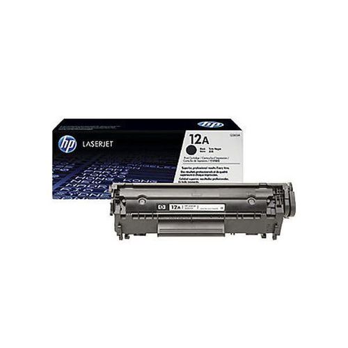 HP Reliable 12A LaserJet Toner Cartridge - For Crisp, Clear Text