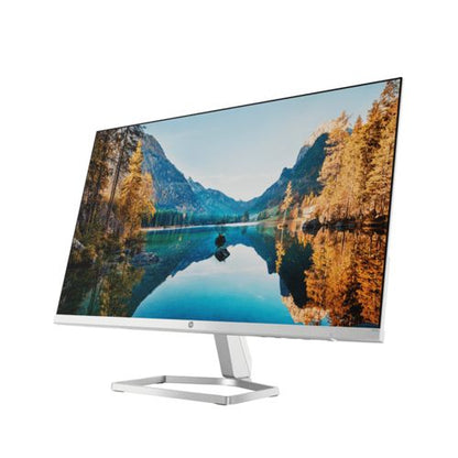 HP M24fw Monitor, 60.5 cm / 23.8 Inches, VGA, HDMI 1.4, 1920 x 1080 Pixels Full HD, White