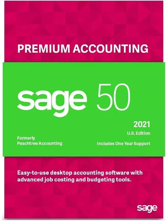 Sage 50 Premium Accounting 2021  1-User